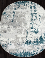 Ковер F282 - GRAY - Овал - коллекция PALERMO размер 160*300 см
