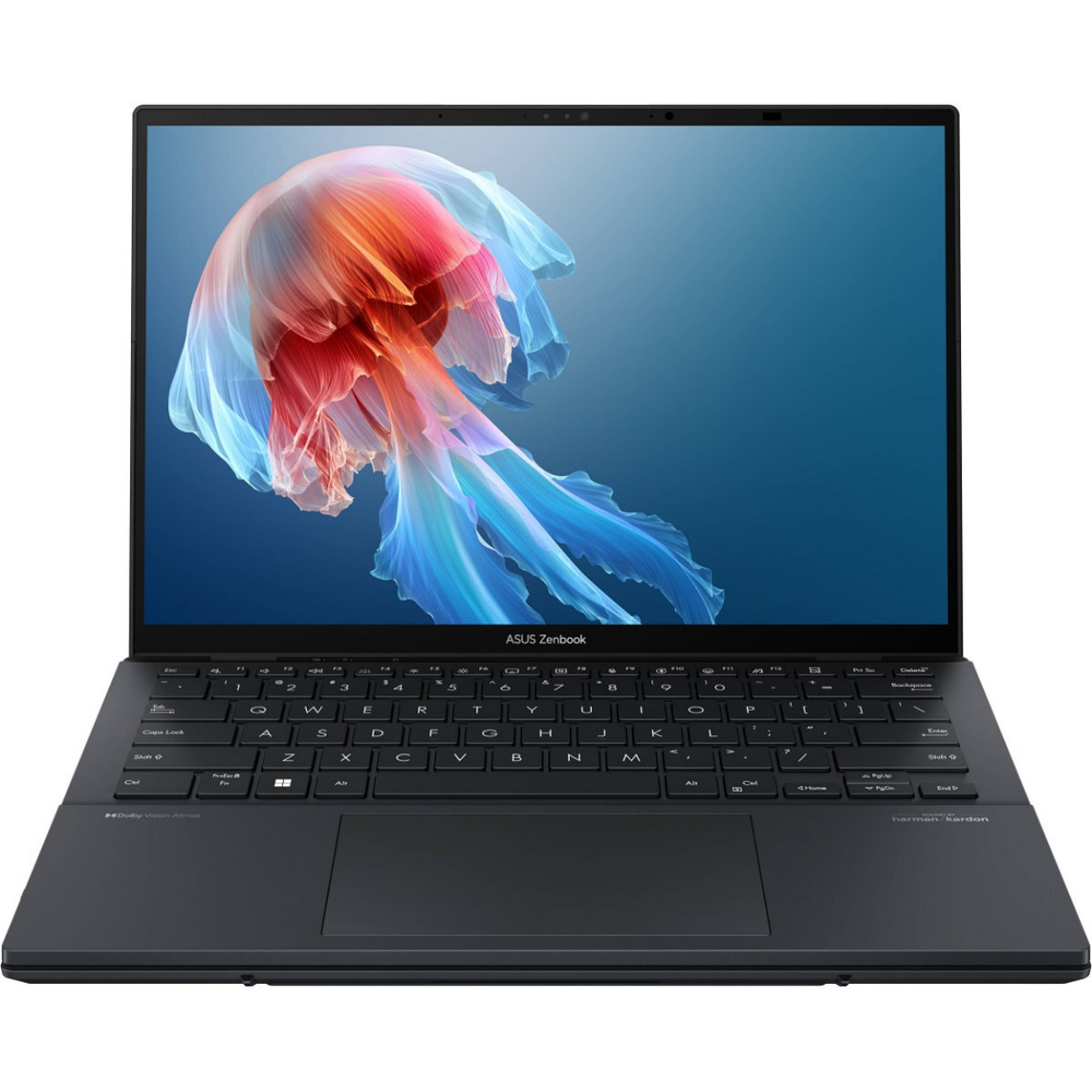Ноутбук ASUS Zenbook Duo UX8406CA-QL221W, Core Ultra 7 255H, 16GB, 1TB SDD, Intel Arc Graphics, 14"FHD (1920x1200) OLED 16:10, Win11 Home, Inkwell Gray