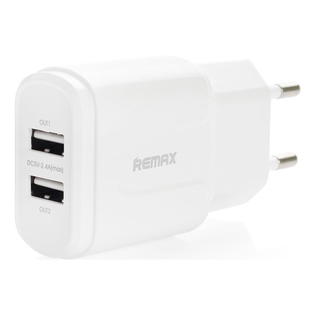 Сетевое зарядное устройство USB Remax RP-U22 (2A, 2 порта, кабель Type-C)