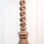 Антикварный торшер со столиком