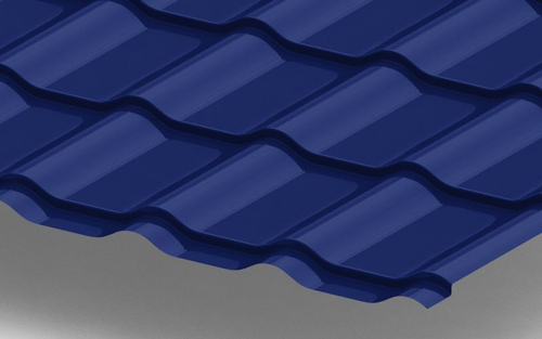 Профиль декоративный Монтерра-X 0,4мм RALL 5005 Сигнально- синий