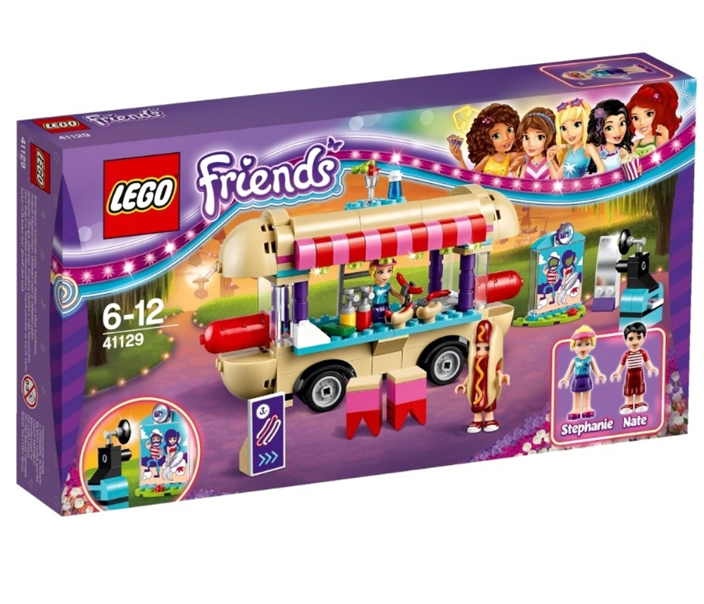 LEGO Friends: Парк развлечений: Фургон с хот-догами 41129 — Amusement Park Hot Dog Van — Лего Френдз Друзья