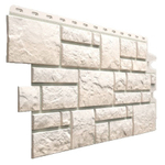 Панель фасадная Docke Burg белая 946х445 мм