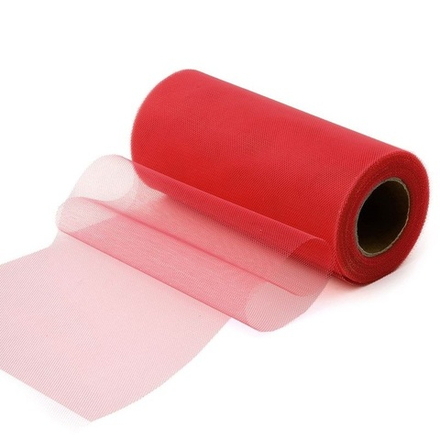 Фатин шир.15см, цв. красный №37