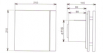 Накладной вентилятор Soler & Palau SILENT-200 CZ DESIGN-4С MARBLE WHITE