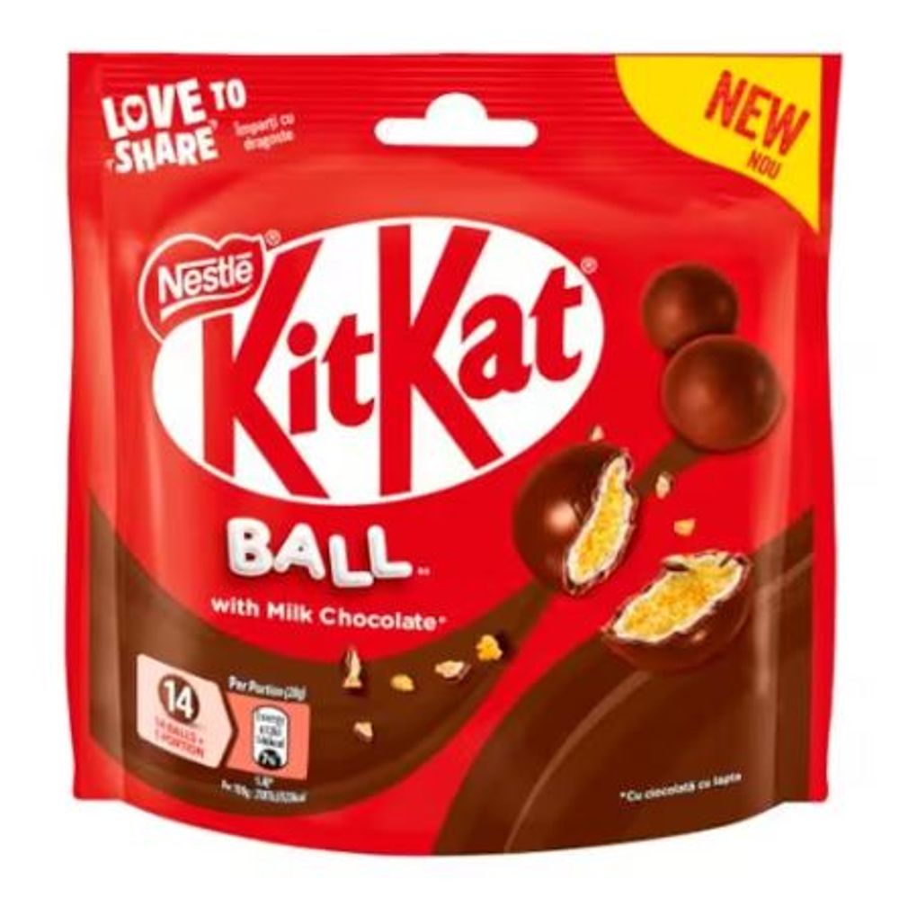Шоколадные шарики KitKat Ball Milk Chocolate 140гр