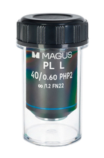 Объектив MAGUS 40HP 40х/0,60 Plan L фазовый PHP2 ∞/1,2 WD 3,5 мм