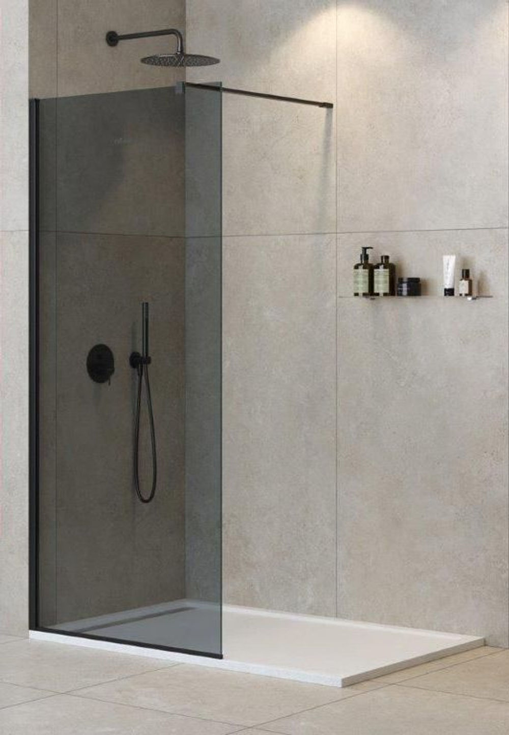 Душевая перегородка Cezares LIBERTA-L-1-120-120-GR-NERO