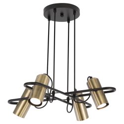Светильник подвесной (подвес) Rivoli Elfriede 3101-304 4 * GU10 25 Вт модерн потолочный