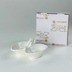 Lenardi 305-143 Менажница 10см АВРОРА в под.уп.(х48)Фарфор