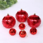 Набор шаров «Miracle» 10 см + 5 см (15 предметов), Красный