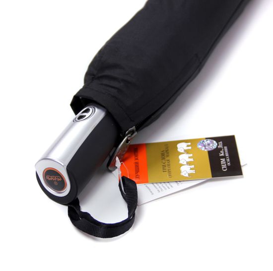 Мужской зонт Три Слона Черный - Полный автомат 710