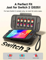 Амортизирующий чехол JSAUX PC0116 для хранения Switch 2, черный