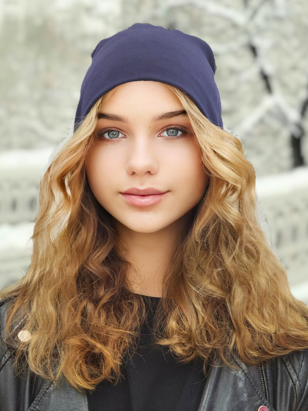Шапка ТОКИО двойная хлопковая мягкая