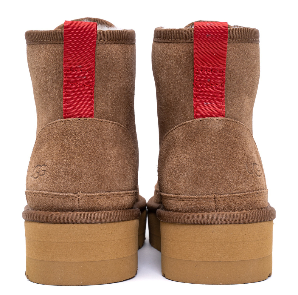 UGG Neumel Platform Zip Chestnut