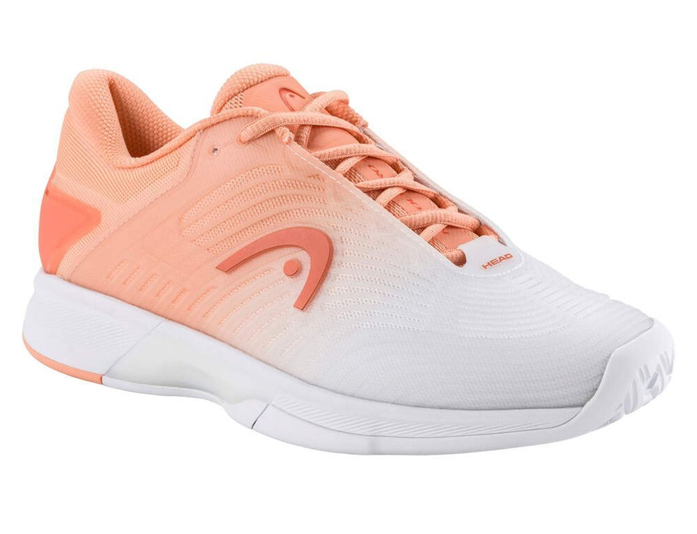 Женские теннисные кроссовки Head Revolt Pro 4.5 - coral/white