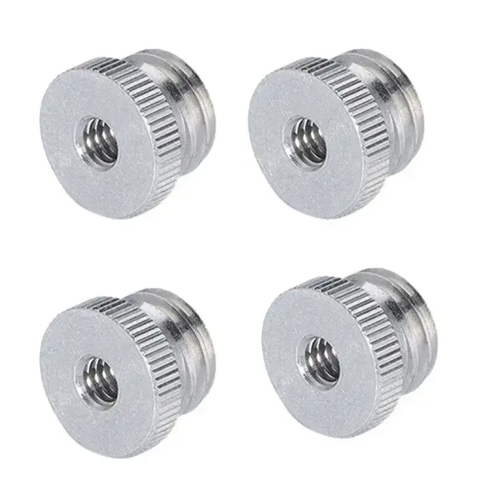 Гладкий переходник с винтом для микрофона с разъемом папа 5/8 дюйма на разъем мама 1/4 дюйма для штатива подставки для микрофона