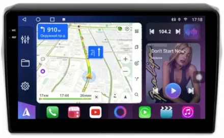 Магнитола для Suzuki Swift 5 2016-2023 (рамка матовая) - FarCar 179-10MAT монитор 10.36" QLED на Android 14, TS18, CarPlay, 4G SIM-слот