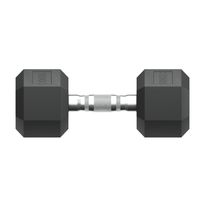 Гантель гексагональная UNIX Fit обрезиненная 10 кг / шт.