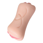 Телесный двусторонний мастурбатор 17см ротик и вагина ToyFa Juicy Pussy Pretty Mouth 893020