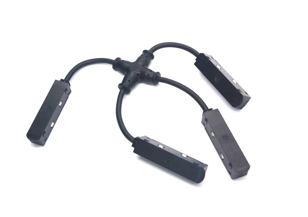 509294P4 Токопроводящий 4-контактный Х-образный соединитель UNO PRO к 509027(P)/509037P/509227(P)/509237P ЧЕРНЫЙ