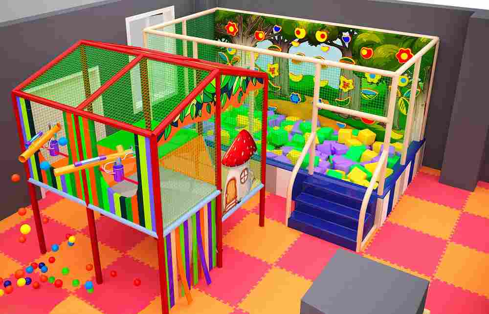 Игровая комната с лабиринтом «Летний Городок»