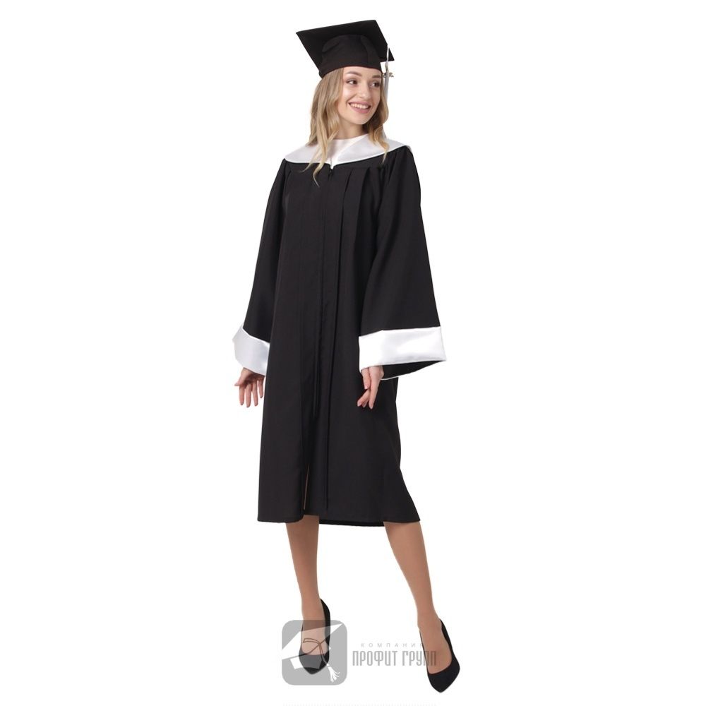 Мантия выпускника премиум – белый - https://myshop-bmh867.myinsales.ru
