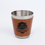 Стопки в чехле «За защитника отечества»: нержавеющая сталь, набор 3 шт. × 30 мл