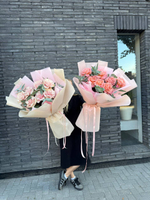 Букет розовых французких роз