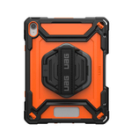 Защитный чехол с подставкой UAG Plasma для iPad (A16 | 2025) и 10-го поколения (2022) Чехол с регулируемым ремешком-держателем и защитным покрытием для экрана. Есть отсек для Apple Pencil или аналогичного стилуса