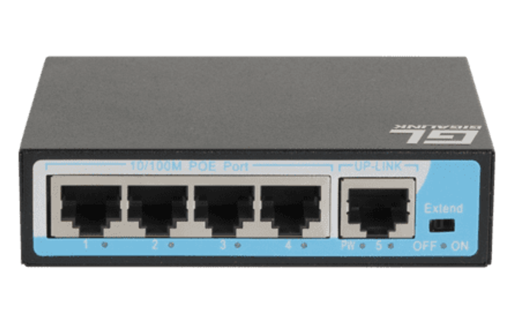 Gigalink GL-SW-F005-04P Сетевое оборудование