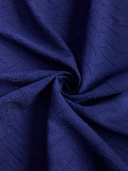 Плательная жаккард, синий темн FC#45