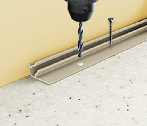 Плинтус для столешницы Идеал 25 мм 001-0 Белый Глянцевый 3000 мм