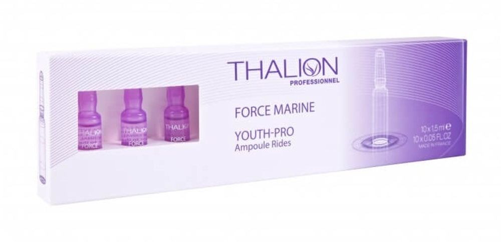 Thalion Морская сила Сыворотка для лица Force Marine Youth-Pro Ampoule Rides 10*1,5 мл
