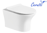 Унитаз BERNINA Aria подвесной безободковый Ceruttispa CT7191 (480х340х350)