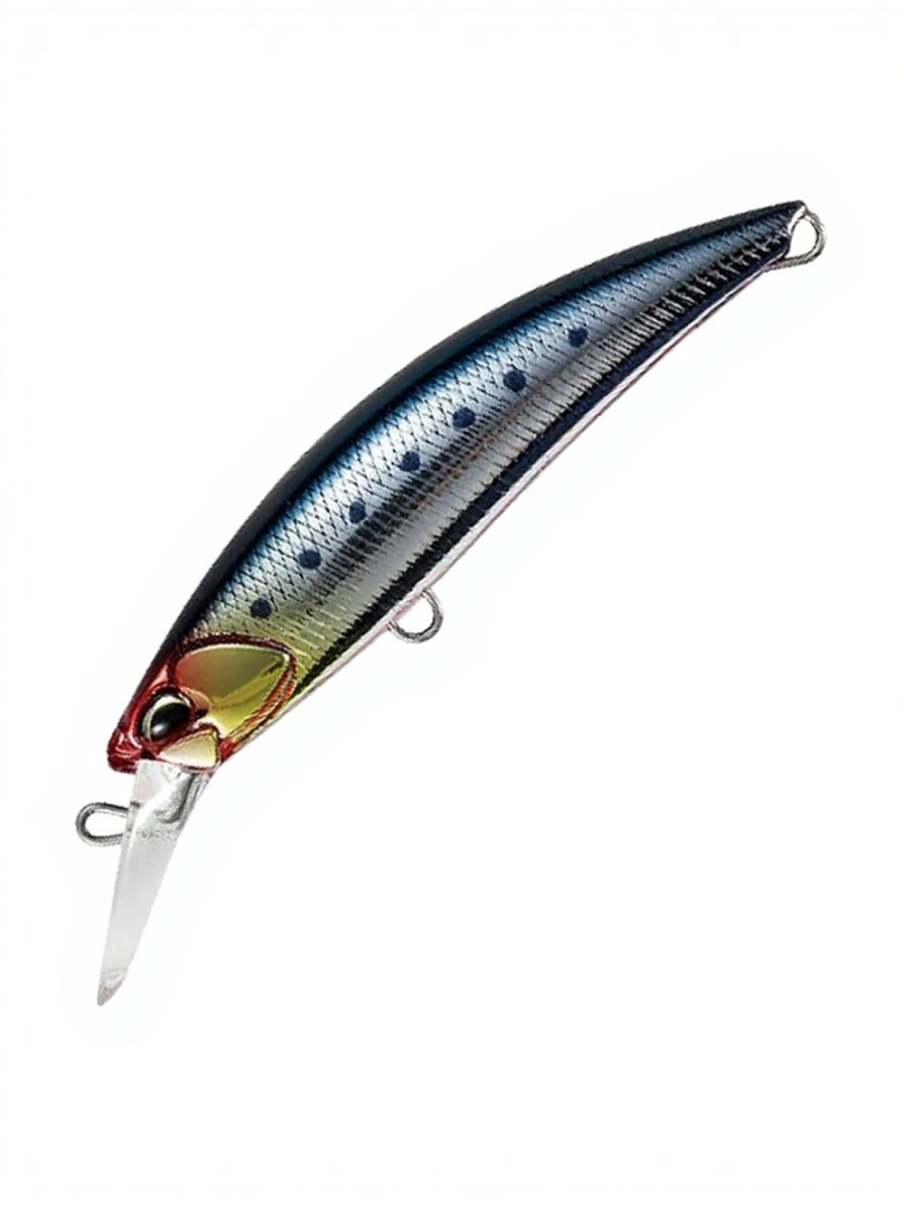 Воблер для рыбалки DUO Rough Trail Blazin 70, ANAZ173 Sagoshi Blue Pink Zebra, 70 мм, 20 г, быстро тонущий, минноу