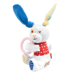 85051 Игрушка для собак Заяц с кольцом 17 см, серия PLUSH FRIENDZ, GiGwi