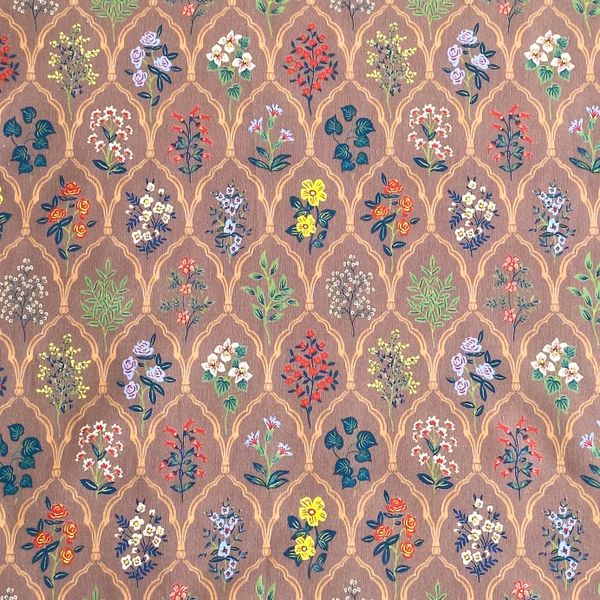 ЦВЕТОЧНЫЙ АРАБЕСК . 100% хлопок Handmade Fabrics 1
