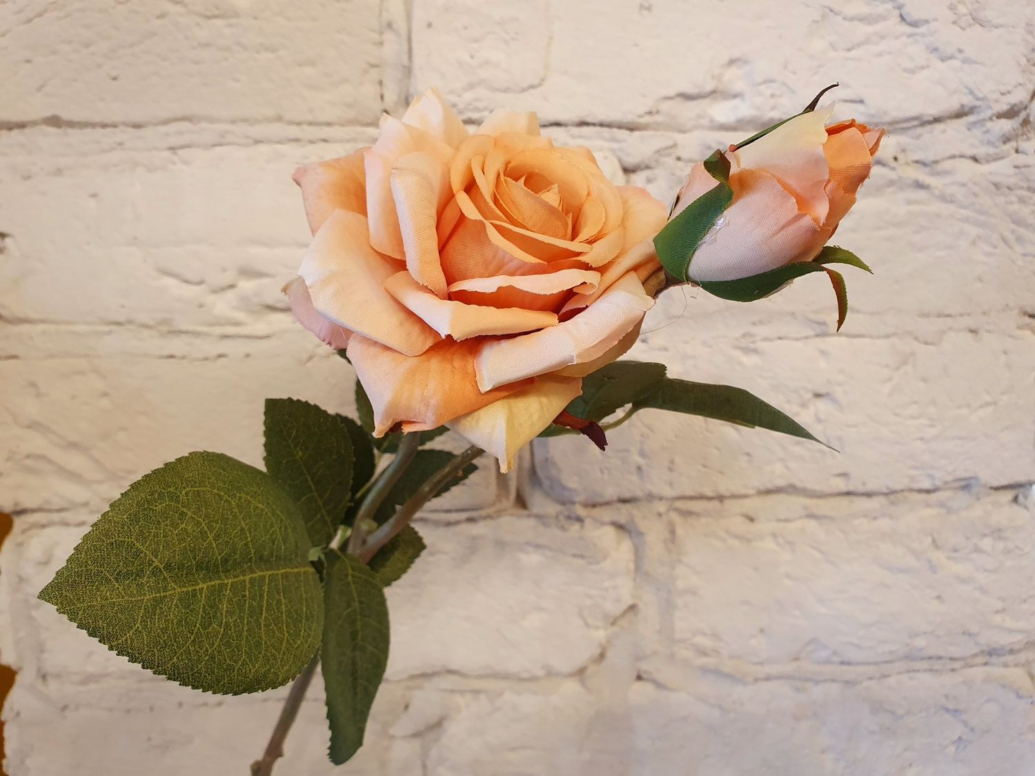 роза, 44см , цвет чайная