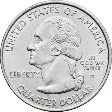 25 центов (1/4 доллара, квотер) 2006 США «Штат Южная Дакота» (D) 