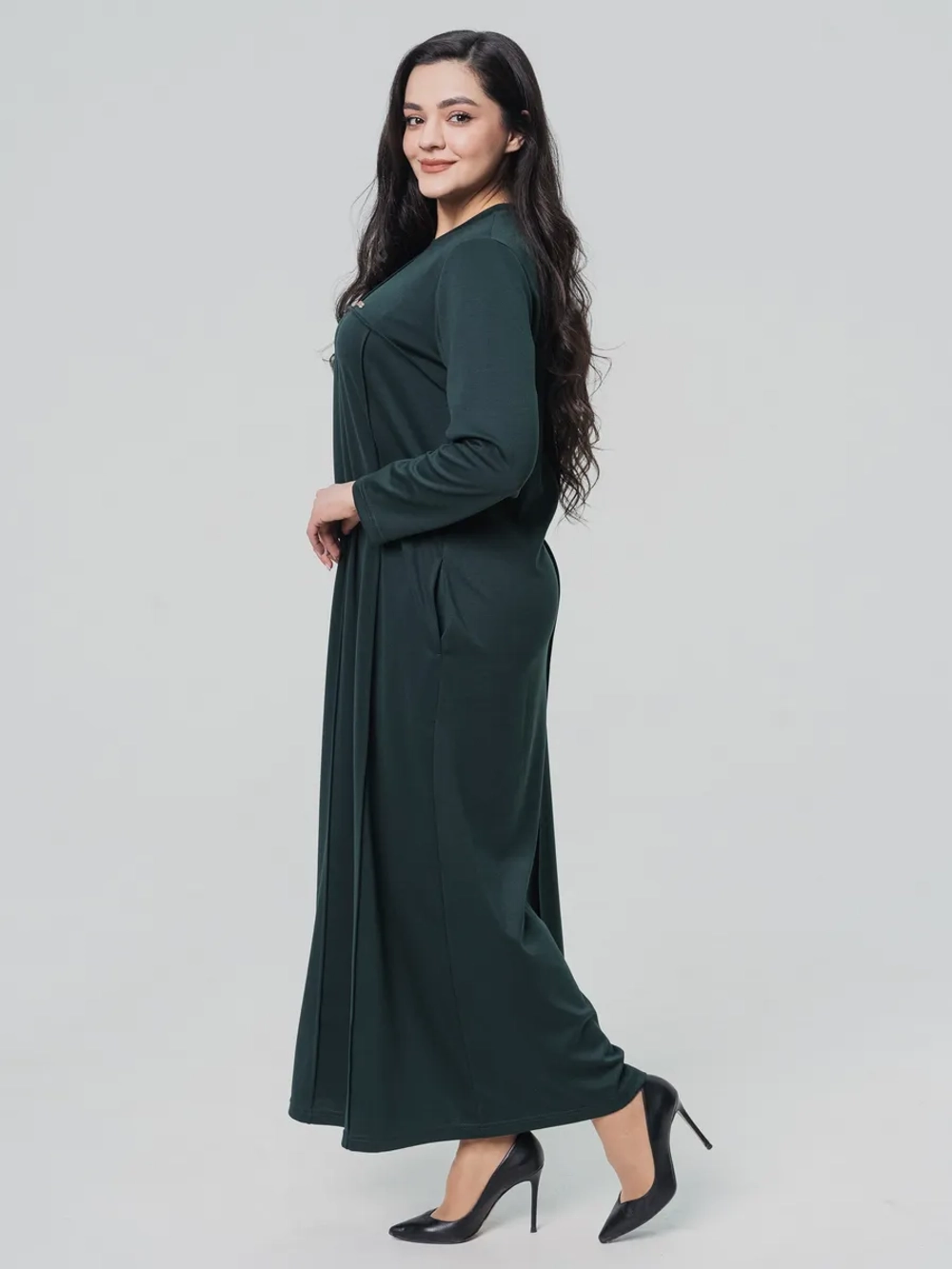 Платье повседневное в пол вечернее