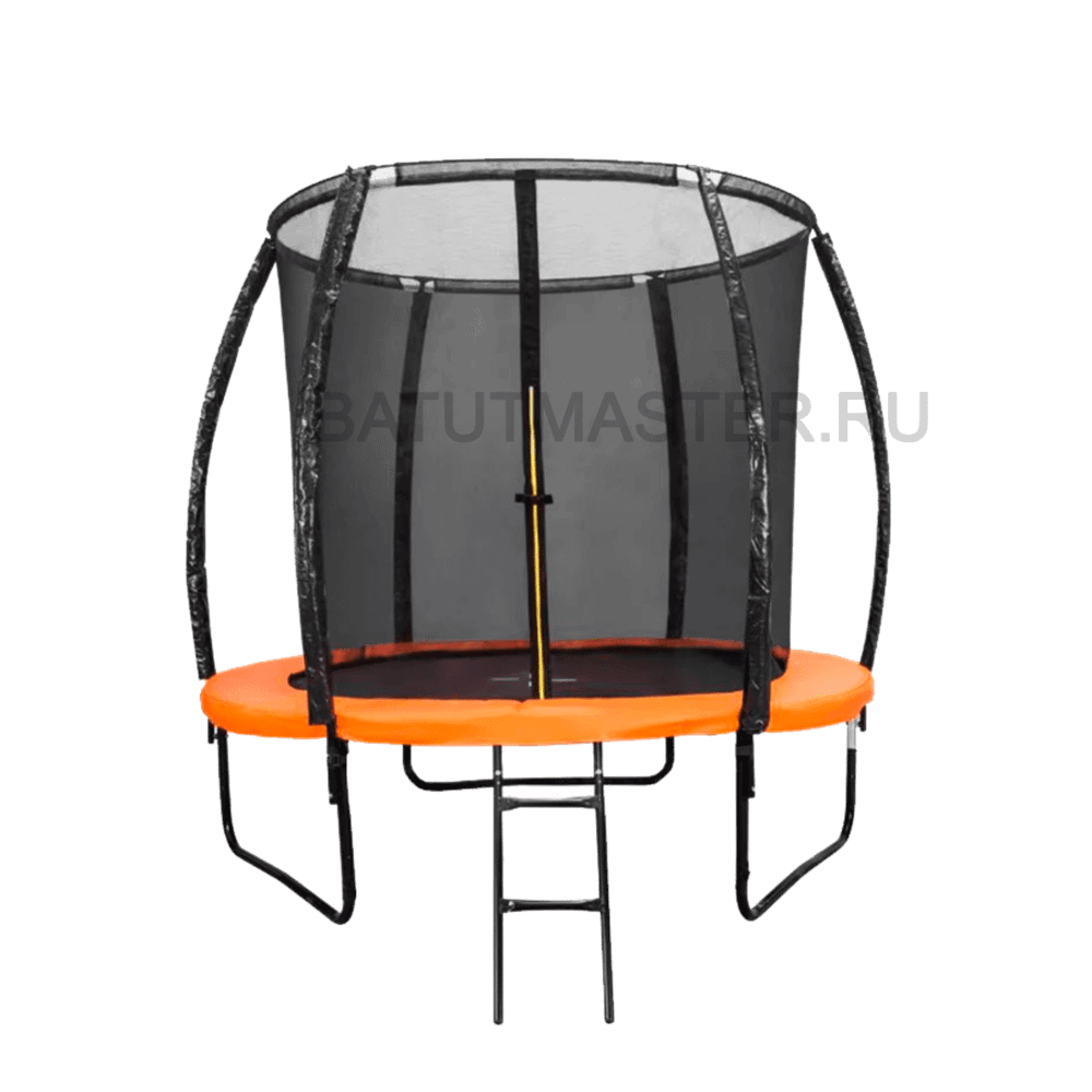 Батут детский с сеткой с внутренней сеткой и лестницей, диаметр 5 фт.