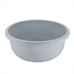 Таз круглый 9,5л серый шторм