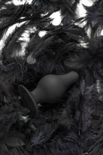 Анальная втулка Erotist Spade черная 8 см