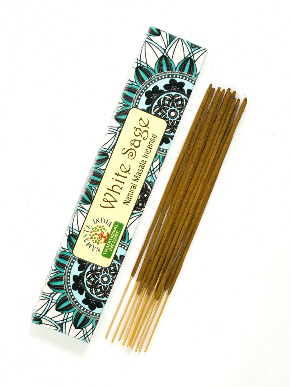 Ароматические палочки (Благовония) Белый шалфей White sage (ORKAY) 1 пачка, 15 г
