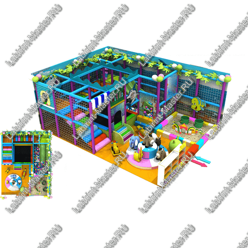 Детский игровой лабиринт "В морских глубинах"