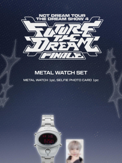 (ПРЕДЗАКАЗ) товары NCT DREAM - THE DREAM SHOW 4 : FUTURE THE DREAM OFFICIAL TOUR MD METAL WATCH SET