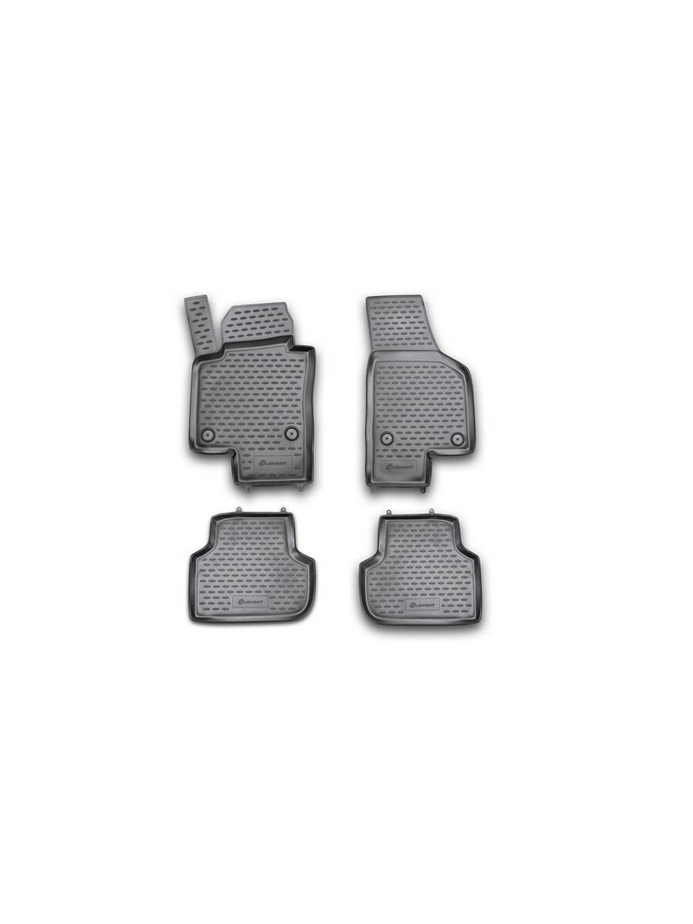 Коврики в салон для VW Jetta (VI, VIp) 2010-2018, 4 шт. (полиуретан) NLC.51.35.210KH