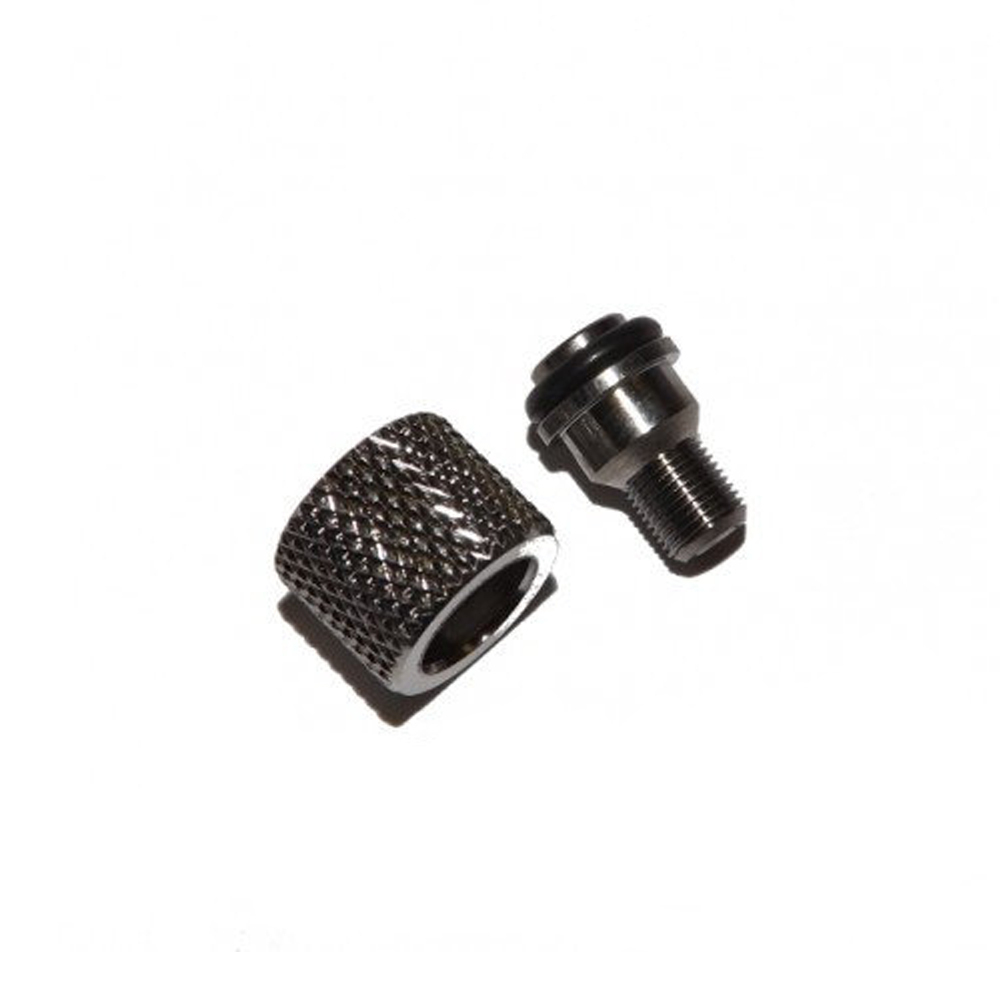 Адаптер-перехоник для аэрографа M5x0.45 (М), 1/8''(F) (железо) Sumake SB-042