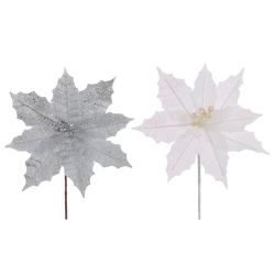 GAEM Цветок искусственный "Пуансеттия", L25 W25 H26 см, 2в.